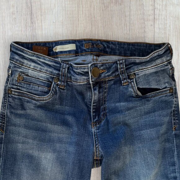 KUT FROM THE KLOTH Mia Toothpick Stretch Denim Jeans Women's 4 - Picture 3 of 7